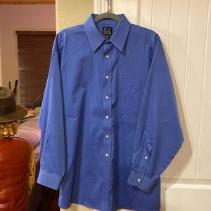 Jos A Bank indigo blue dress shirt 16.5 / 33